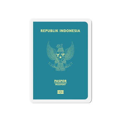 Indonesia Passport - Refrigerator Magnet 6 Inch - The Sticker Space