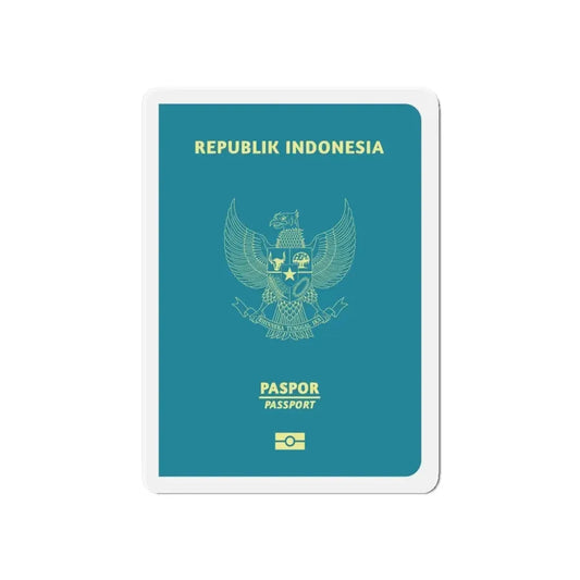 Indonesia Passport - Refrigerator Magnet 6 Inch - The Sticker Space