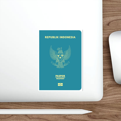 Indonesia Passport STICKER Vinyl Die-Cut Decal-The Sticker Space