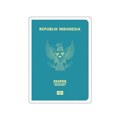Indonesia Passport STICKER Vinyl Die-Cut Decal 2 Inch - The Sticker Space