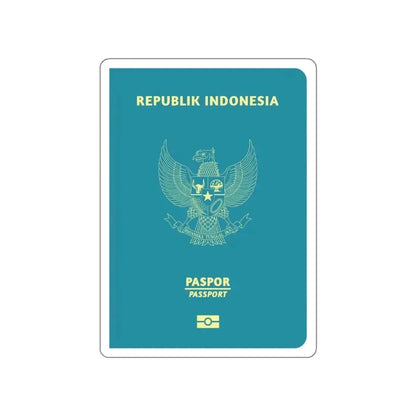 Indonesia Passport STICKER Vinyl Die-Cut Decal 3 Inch - The Sticker Space