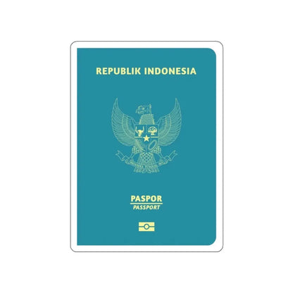 Indonesia Passport STICKER Vinyl Die-Cut Decal - The Sticker Space