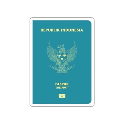 Indonesia Passport STICKER Vinyl Die-Cut Decal - The Sticker Space
