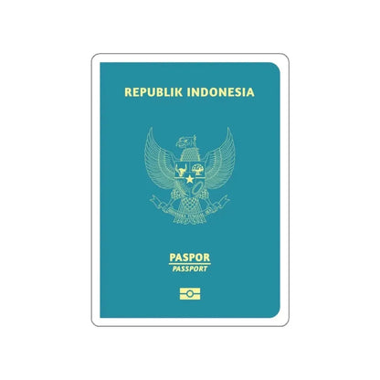 Indonesia Passport STICKER Vinyl Die-Cut Decal - The Sticker Space