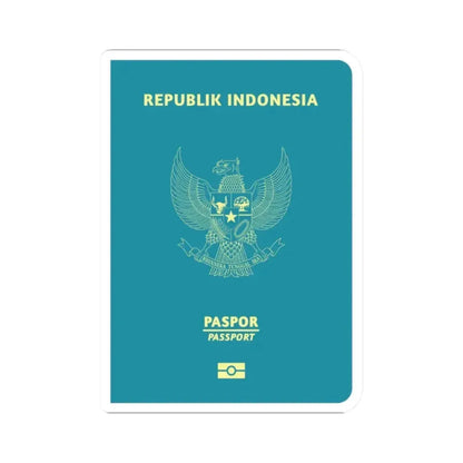 Indonesia Passport - STICKER Vinyl Kiss-Cut Decal 2 Inch White - The Sticker Space