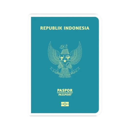 Indonesia Passport - STICKER Vinyl Kiss-Cut Decal 2 Inch White - The Sticker Space
