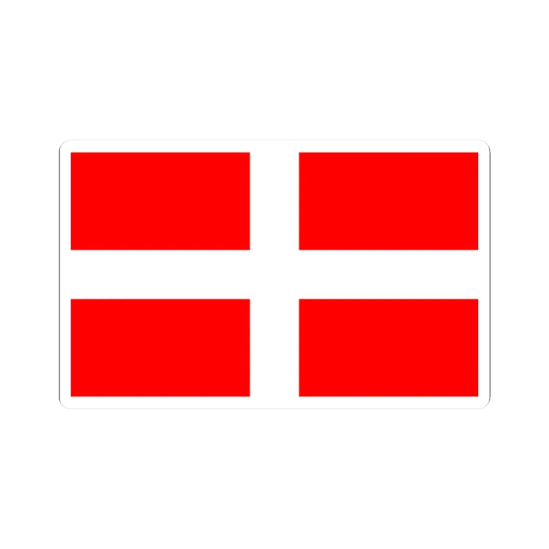 Indonesian George Cross (Indonesia) STICKER Vinyl Kiss-Cut Decal 2 Inch White - The Sticker Space