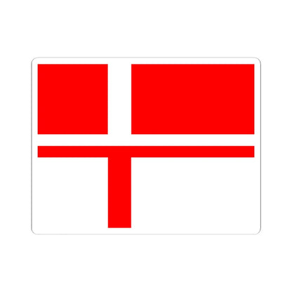 Indonesian Nordic Cross (Indonesia) STICKER Vinyl Kiss-Cut Decal 6 Inch White - The Sticker Space