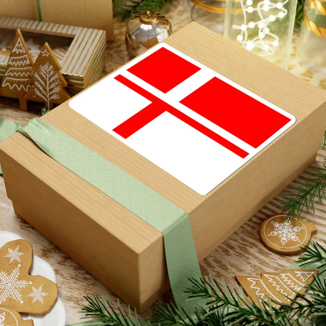 Indonesian Nordic Cross (Indonesia) STICKER Vinyl Kiss-Cut Decal - The Sticker Space