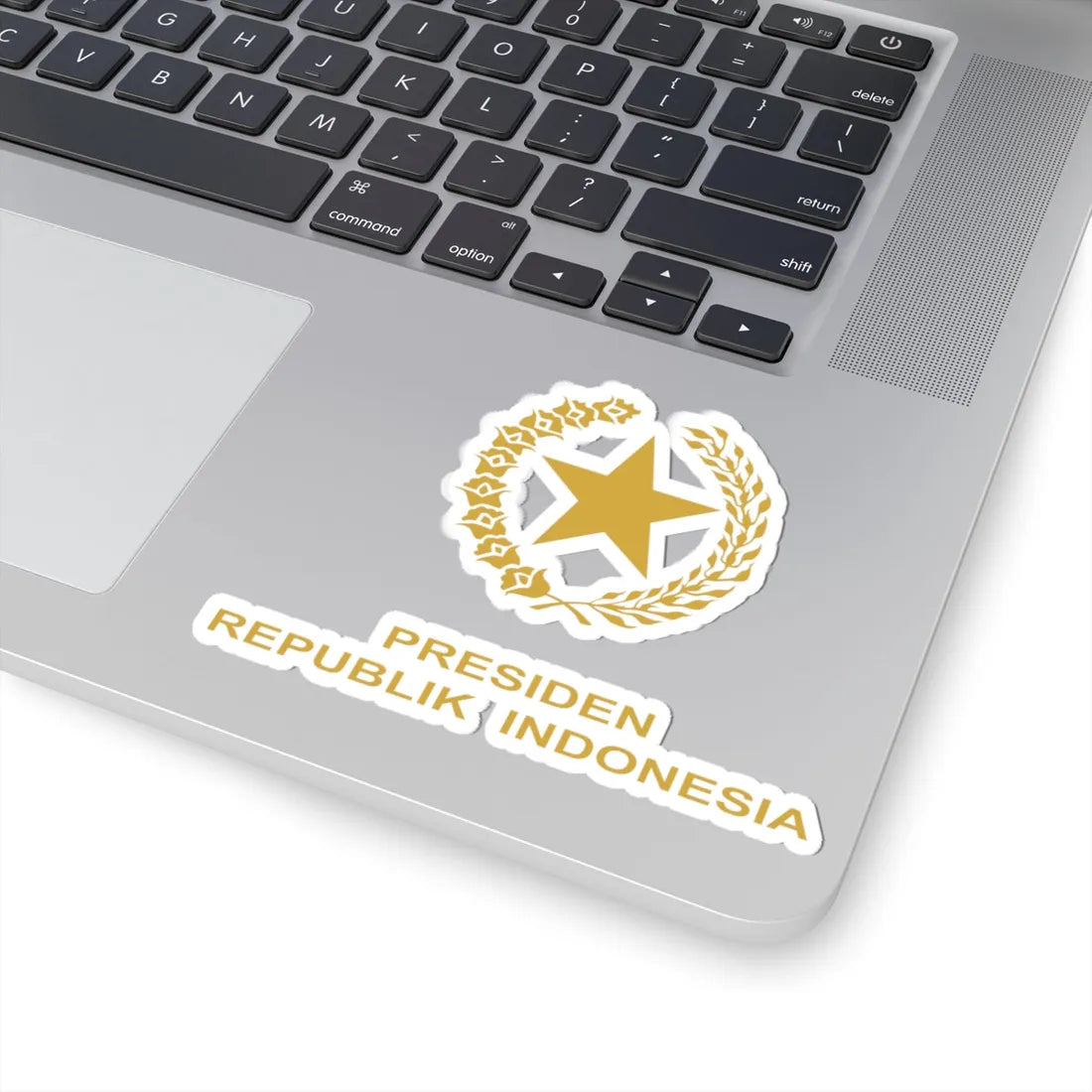 Indonesian Presidential Emblem gold (Indonesia) (Coat of Arms) STICKER Vinyl Kiss-Cut Decal - The Sticker Space