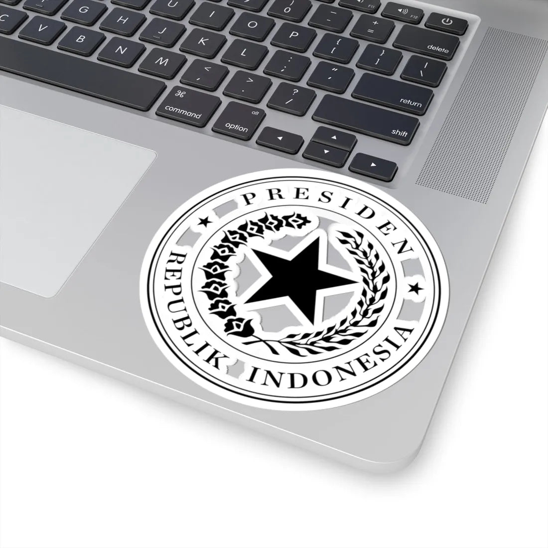 Indonesian Presidential Seal black (Indonesia) (Coat of Arms) STICKER Vinyl Kiss-Cut Decal - The Sticker Space