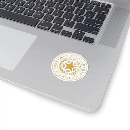 Indonesian Presidential Seal gold (Indonesia) (Coat of Arms) STICKER Vinyl Kiss-Cut Decal - The Sticker Space