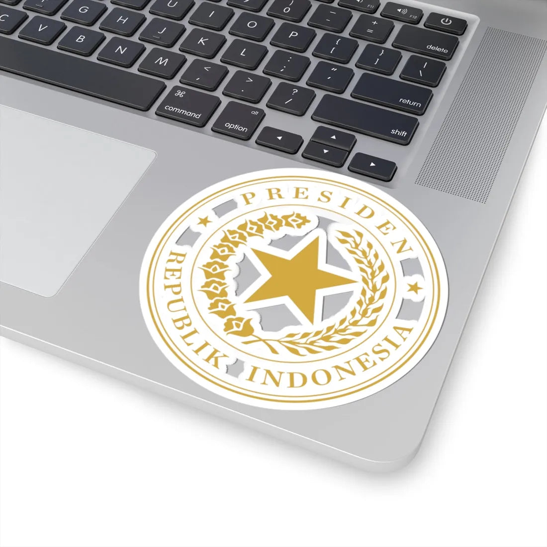 Indonesian Presidential Seal gold (Indonesia) (Coat of Arms) STICKER Vinyl Kiss-Cut Decal - The Sticker Space