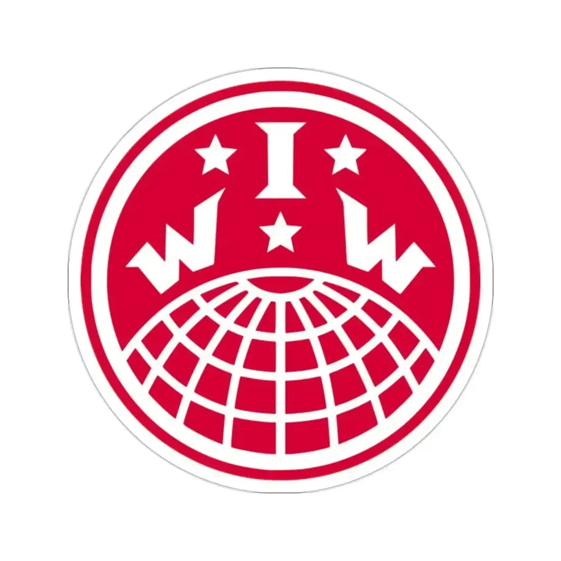 Industrial Workers of the World IWW STICKER Vinyl Die-Cut Decal 2 Inch - The Sticker Space