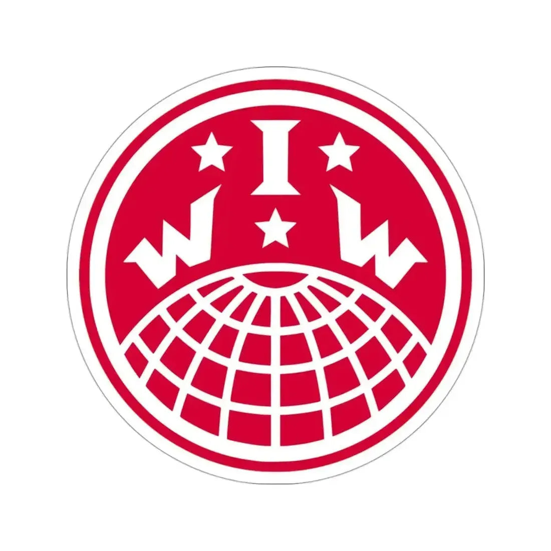 Industrial Workers of the World IWW STICKER Vinyl Die-Cut Decal 3 Inch - The Sticker Space