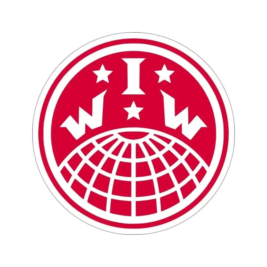 Industrial Workers of the World IWW STICKER Vinyl Die-Cut Decal 4 Inch - The Sticker Space