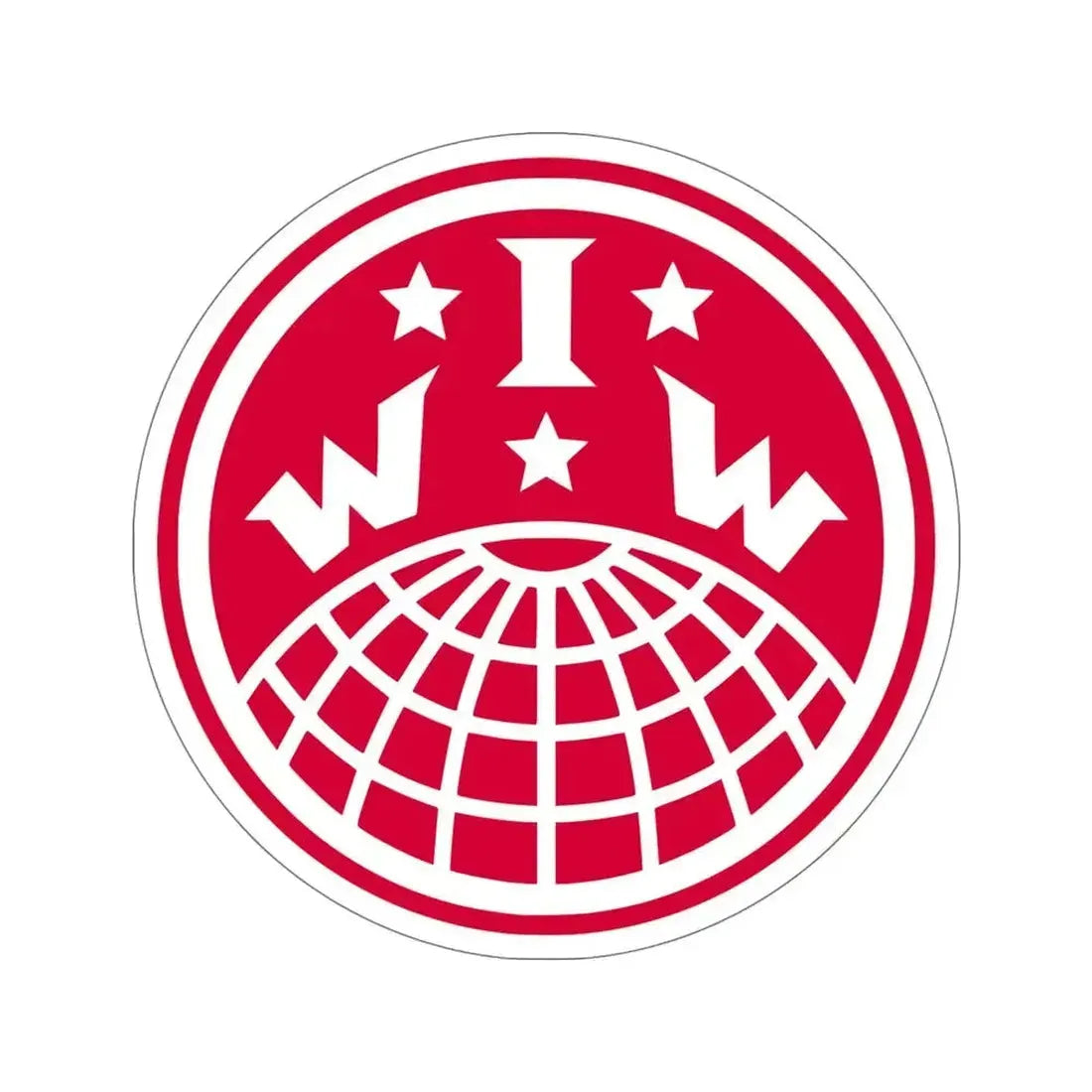 Industrial Workers of the World IWW STICKER Vinyl Die-Cut Decal 6 Inch - The Sticker Space