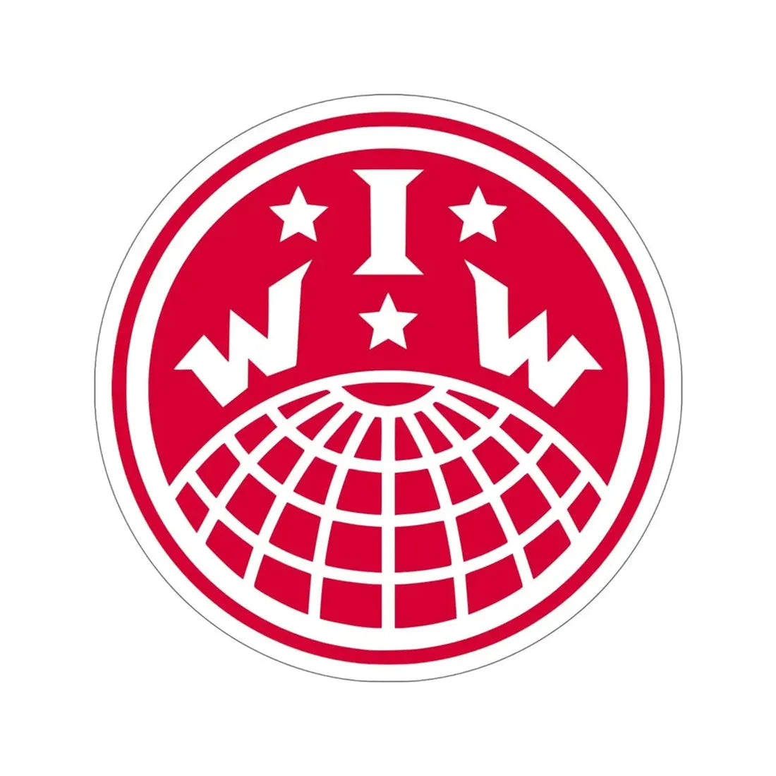 Industrial Workers of the World IWW STICKER Vinyl Die-Cut Decal - The Sticker Space