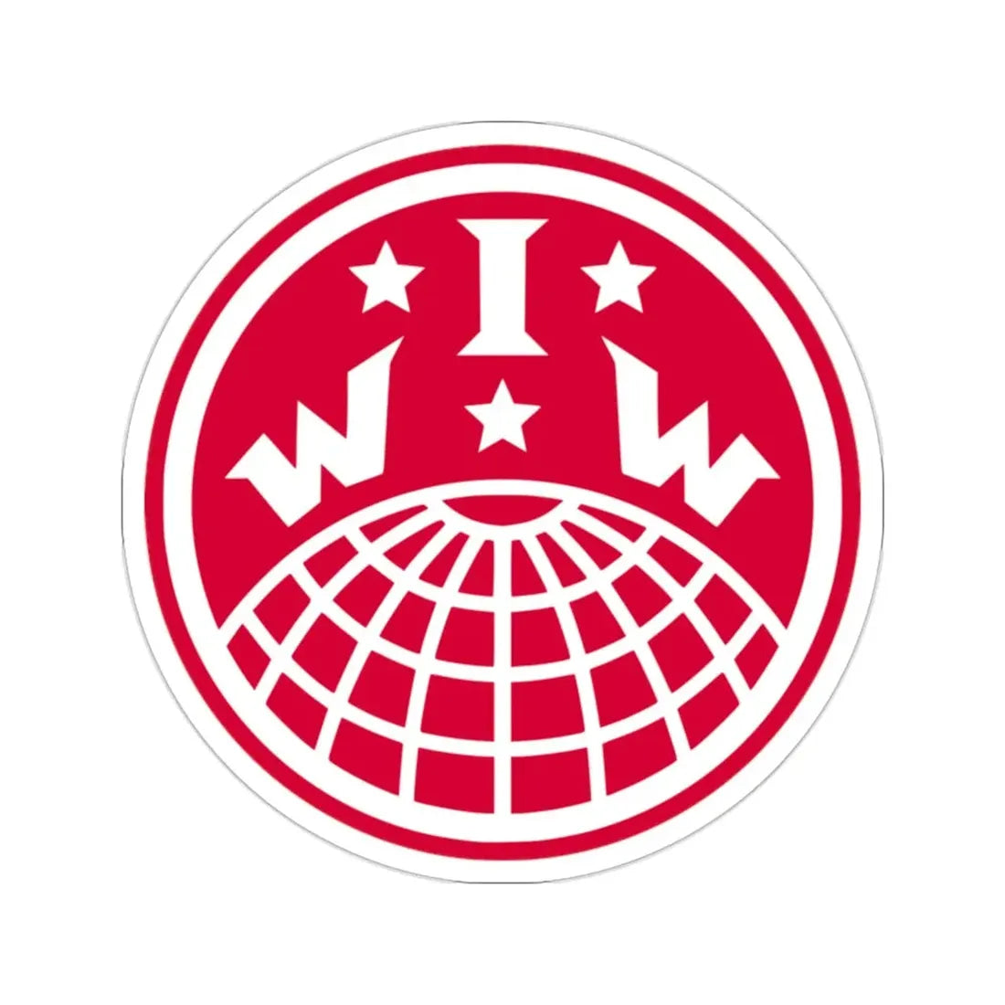 Industrial Workers of the World IWW STICKER Vinyl Die-Cut Decal - The Sticker Space