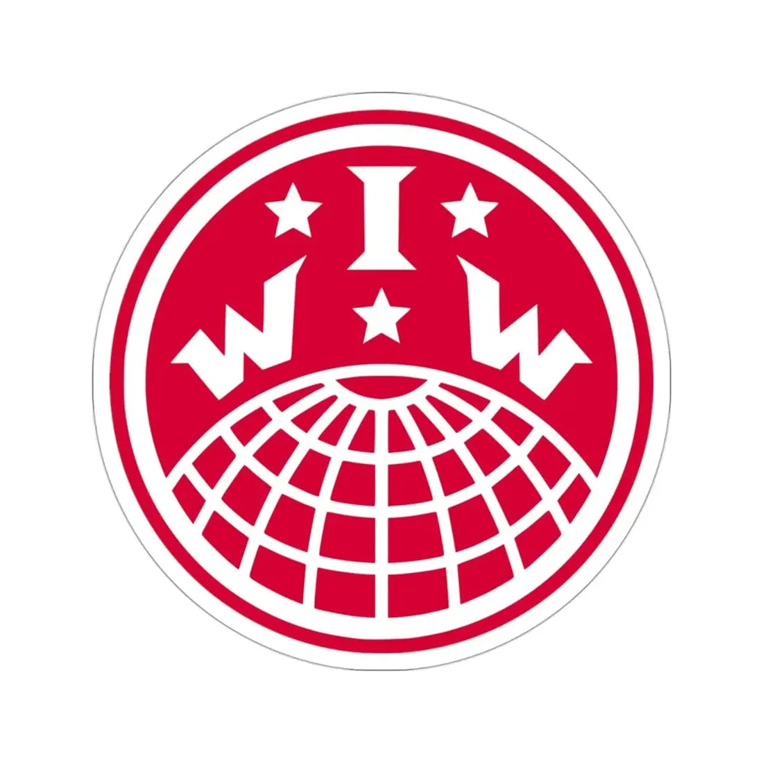 Industrial Workers of the World IWW STICKER Vinyl Die-Cut Decal - The Sticker Space