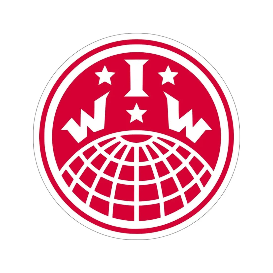 Industrial Workers of the World IWW STICKER Vinyl Die-Cut Decal - The Sticker Space