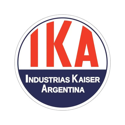 Industrias Kaiser Argentina IKA Car Logo STICKER Vinyl Die-Cut Decal 6 Inch - The Sticker Space