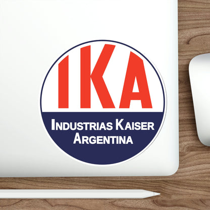 Industrias Kaiser Argentina IKA Car Logo STICKER Vinyl Die-Cut Decal-The Sticker Space