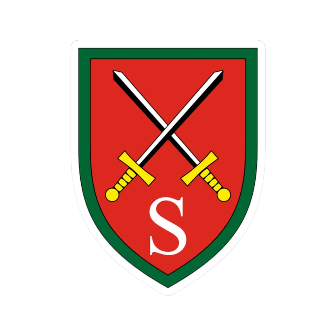 Infanterieschule Bundeswehr (Germany) (Coat of Arms) STICKER Vinyl Kiss-Cut Decal 2 Inch White - The Sticker Space