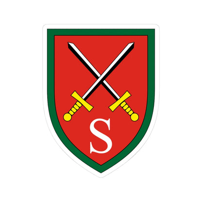 Infanterieschule Bundeswehr (Germany) (Coat of Arms) STICKER Vinyl Kiss-Cut Decal 3 Inch White - The Sticker Space