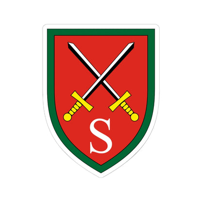 Infanterieschule Bundeswehr (Germany) (Coat of Arms) STICKER Vinyl Kiss-Cut Decal 6 Inch White - The Sticker Space