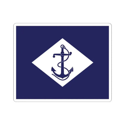 Infantry battalion flag of the U.S. Navy (United States) STICKER Vinyl Kiss-Cut Decal 6 Inch White - The Sticker Space