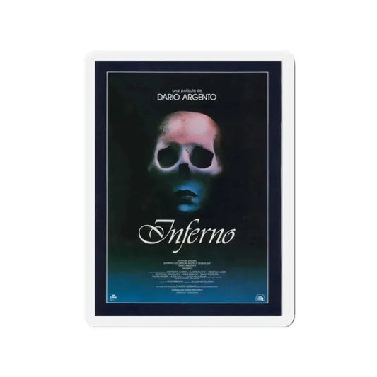 INFERNO 1980 Movie Poster - Refrigerator Magnet 2 Inch Die-Cut - The Sticker Space