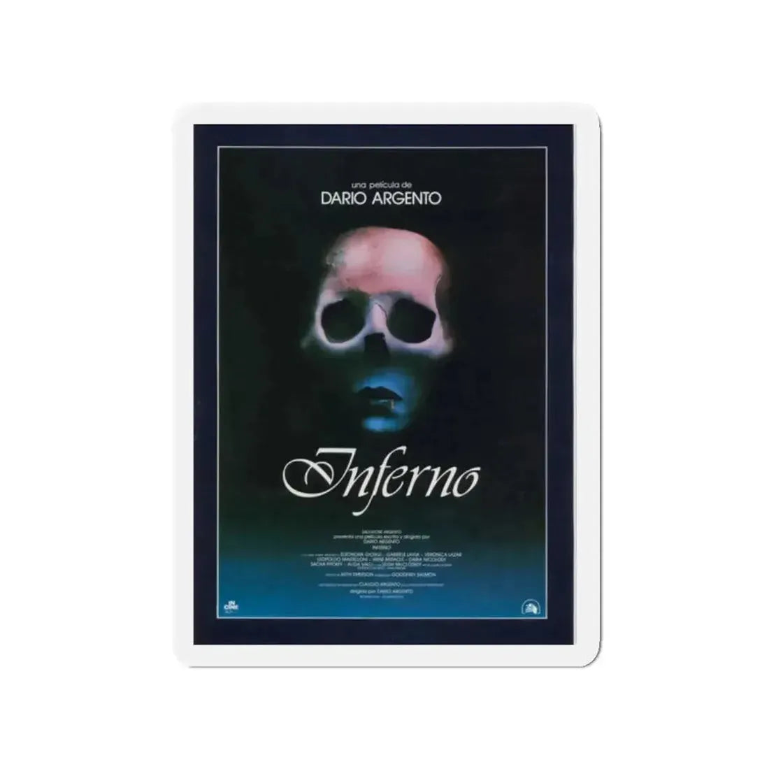 INFERNO 1980 Movie Poster - Refrigerator Magnet - The Sticker Space