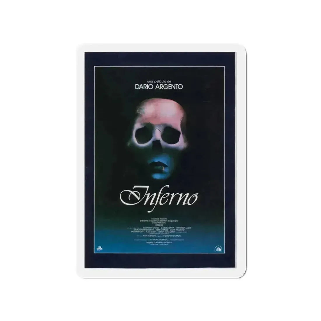 INFERNO 1980 Movie Poster - Refrigerator Magnet - The Sticker Space