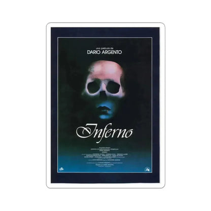 INFERNO 1980 Movie Poster - STICKER Vinyl Kiss-Cut Decal 3 Inch White - The Sticker Space