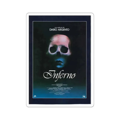 INFERNO 1980 Movie Poster - STICKER Vinyl Kiss-Cut Decal 4 Inch White - The Sticker Space