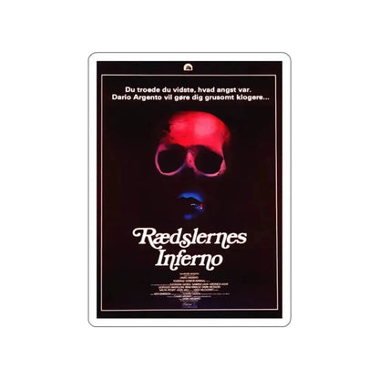 INFERNO (DANISH) 1980 Movie Poster STICKER Vinyl Die-Cut Decal 2 Inch - The Sticker Space