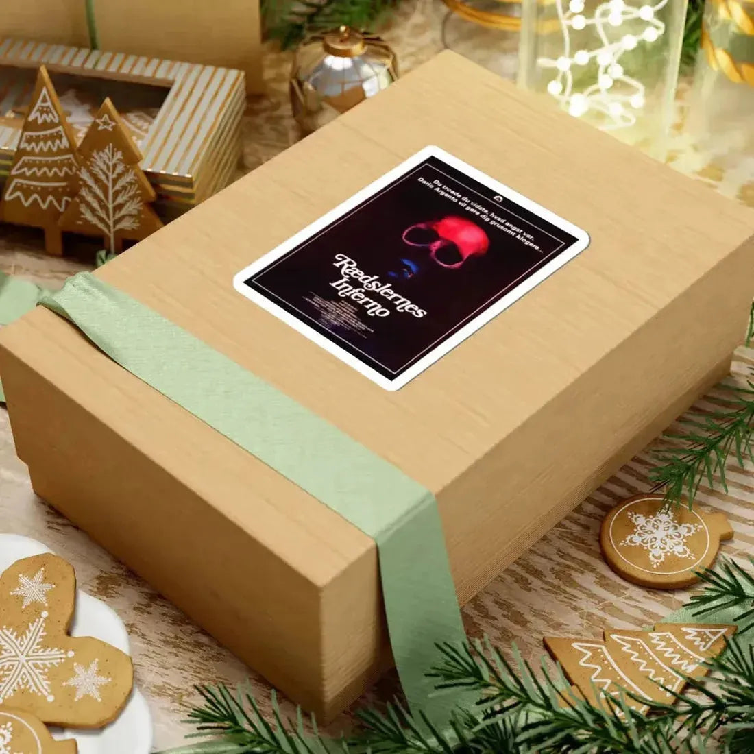 INFERNO (DANISH) 1980 Movie Poster - STICKER Vinyl Kiss-Cut Decal - The Sticker Space