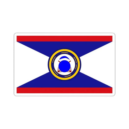 Infobox Flag of the Belize Coast Guard (Belize) STICKER Vinyl Kiss-Cut Decal 3 Inch White - The Sticker Space