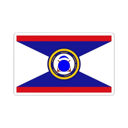 Infobox Flag of the Belize Coast Guard (Belize) STICKER Vinyl Kiss-Cut Decal 4 Inch White - The Sticker Space