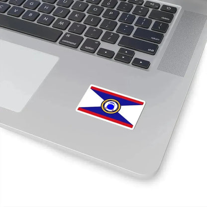 Infobox Flag of the Belize Coast Guard (Belize) STICKER Vinyl Kiss-Cut Decal - The Sticker Space