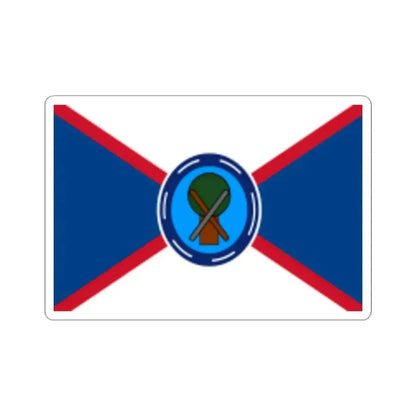 Infobox Flag of the Belize Defence Force (Belize) STICKER Vinyl Kiss-Cut Decal 6 Inch White - The Sticker Space
