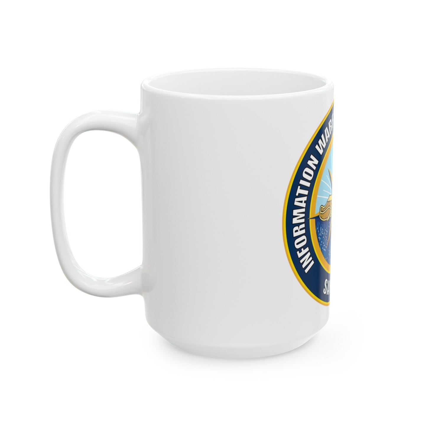 Information Warfare Training Command San Diego (U.S. Navy) White Coffee Mug-The Sticker Space