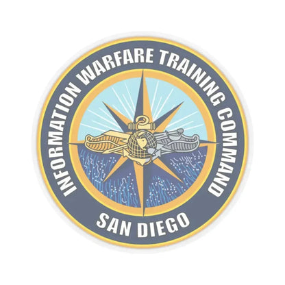 Information Warfare Training Command San Diego (U.S. Navy) STICKER Vinyl Kiss-Cut Decal 6 Inch Transparent - The Sticker Space