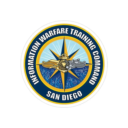 Information Warfare Training Command San Diego (U.S. Navy) Transparent STICKER Die-Cut Vinyl Decal 2 Inch Transparent - The Sticker Space