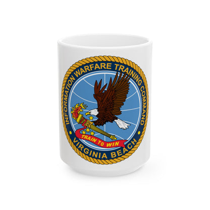 Information Warfare Training Command VA Beach (U.S. Navy) White Coffee Mug-15oz-The Sticker Space