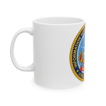 Information Warfare Training Command VA Beach (U.S. Navy) White Coffee Mug-The Sticker Space