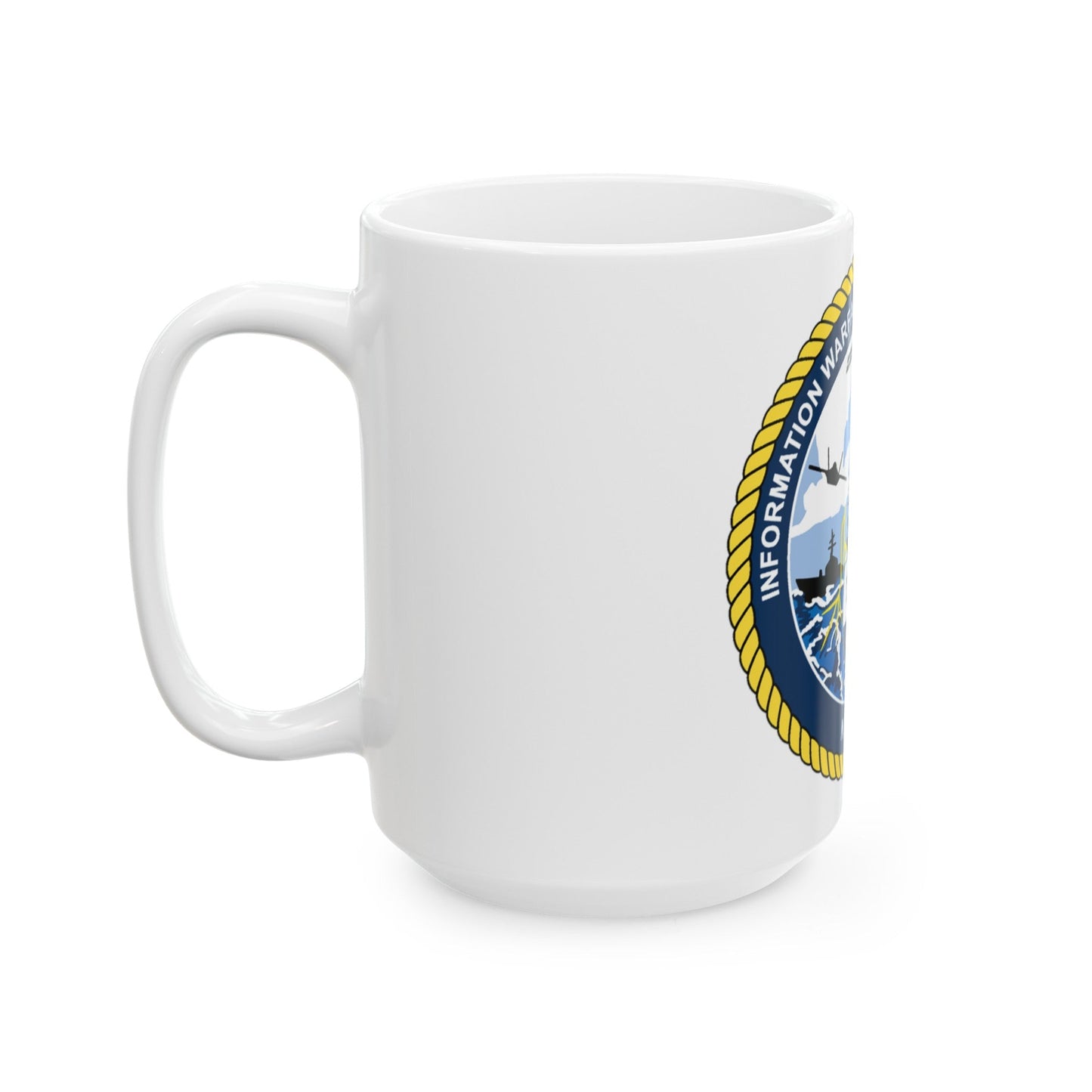 Information Warfare Training Detachment Norfolk (U.S. Navy) White Coffee Mug-The Sticker Space