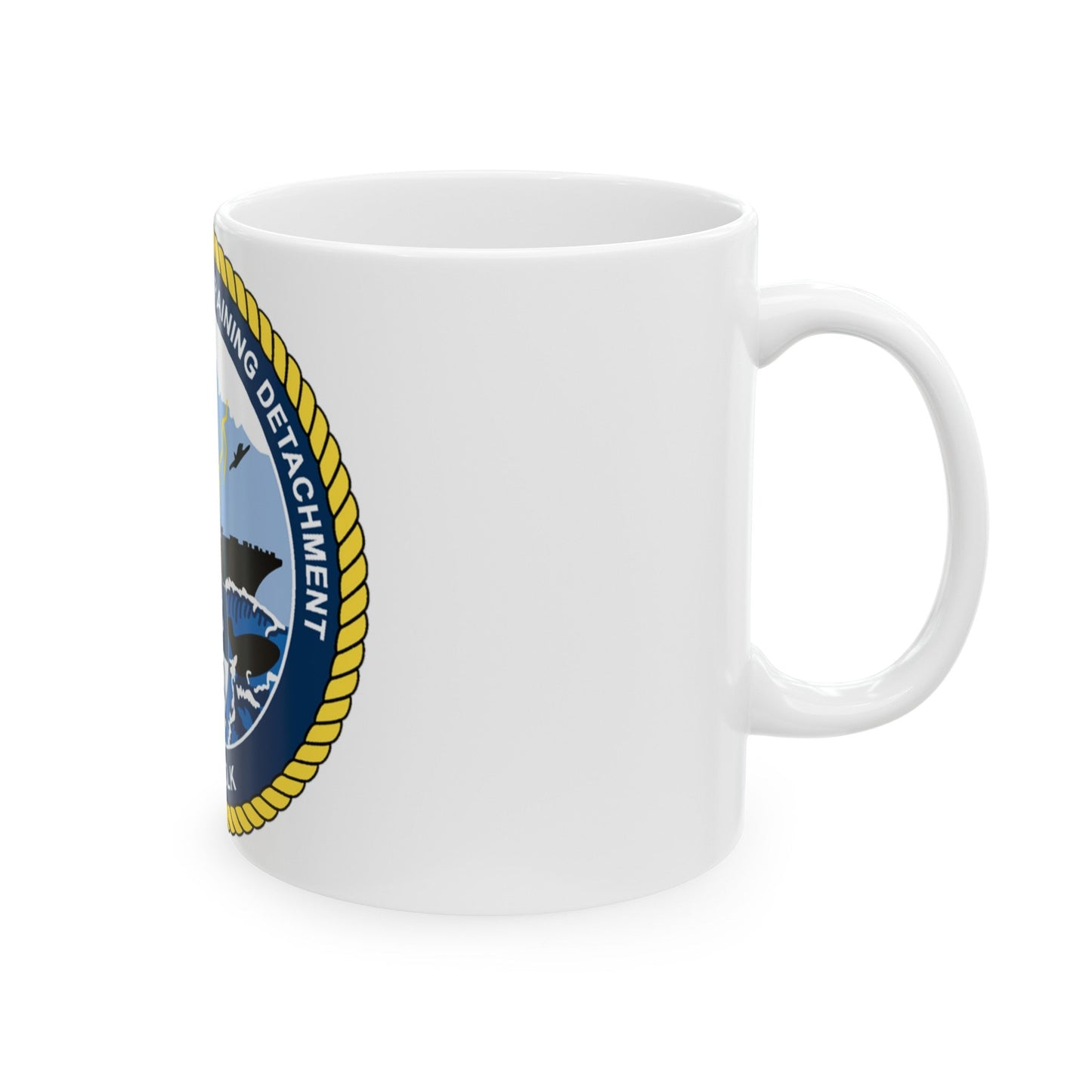 Information Warfare Training Detachment Norfolk (U.S. Navy) White Coffee Mug-The Sticker Space