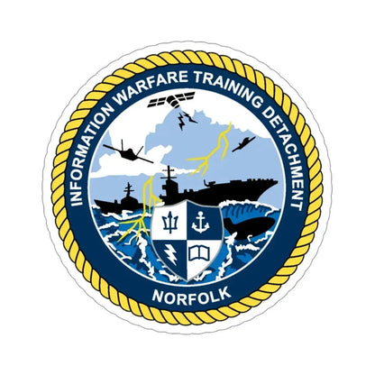 Information Warfare Training Detachment Norfolk (U.S. Navy) STICKER Vinyl Die-Cut Decal 5 Inch - The Sticker Space